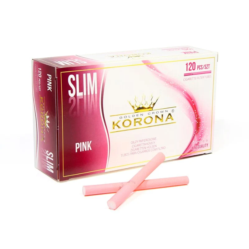 Korona Hülsen Slim - Pink (1 x 120Stk)