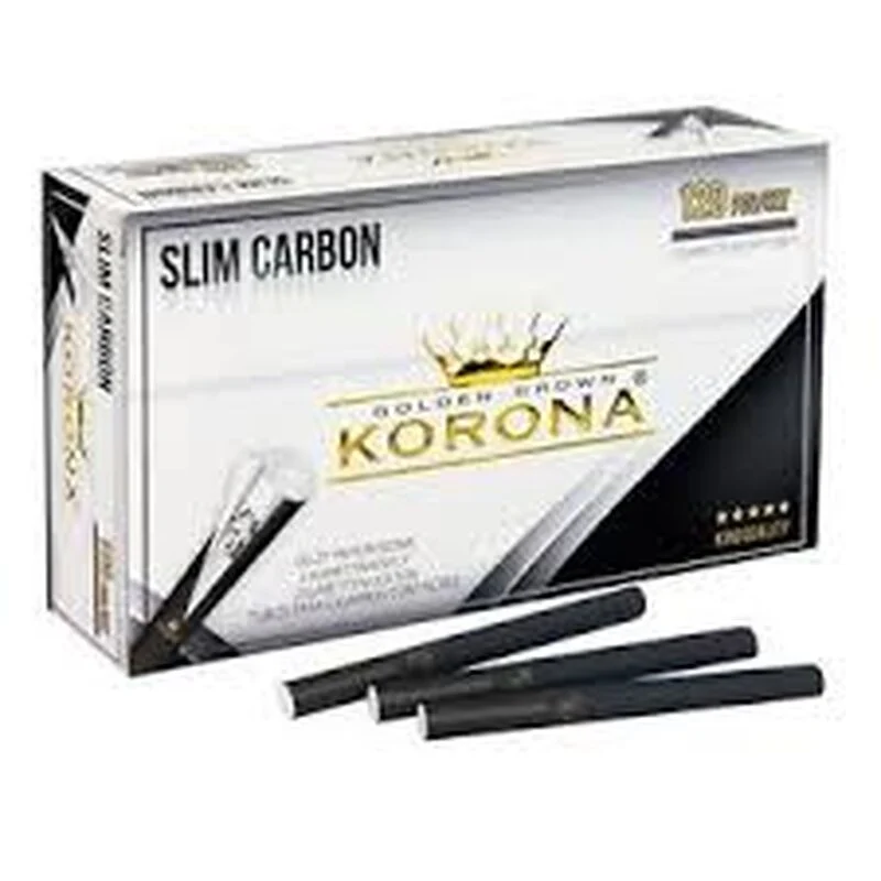 Korona Hülsen Slim - Carbon (1 x 120Stk)