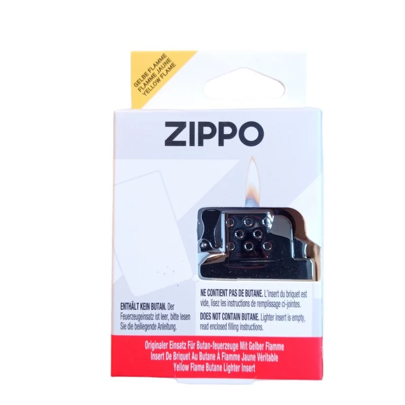 ZIPPO Lighter Insert Yellow Flame - blød gas flamme