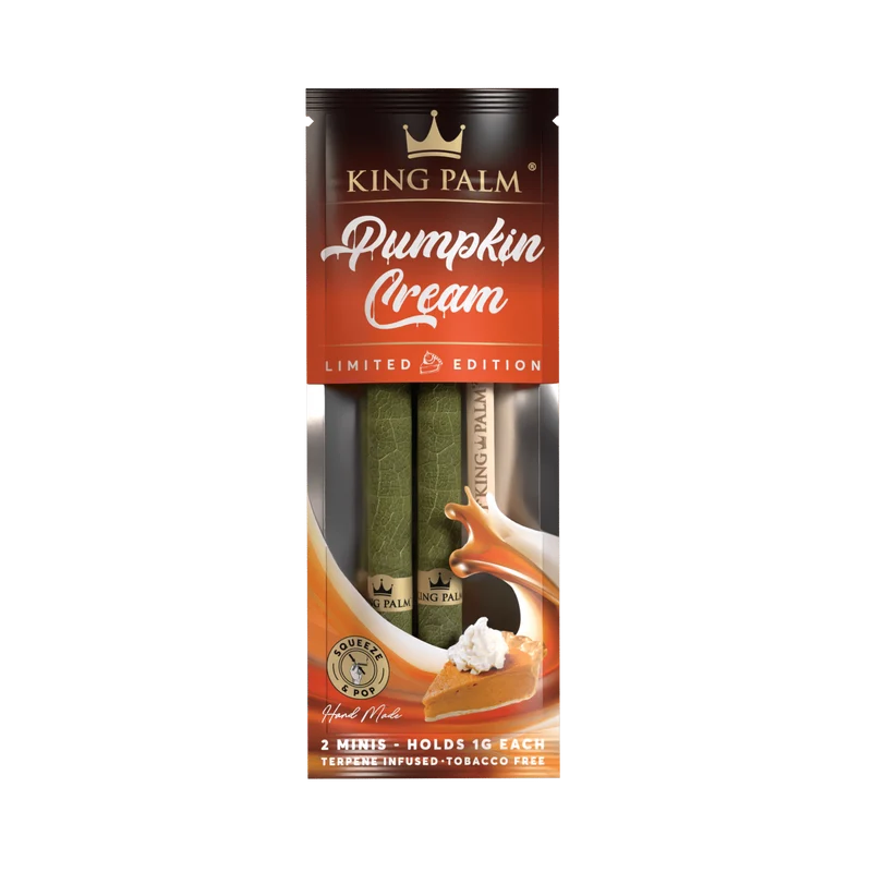 King Palm Mini Pumpkin Cream – Palmblatt Blunts, 2er-Pack