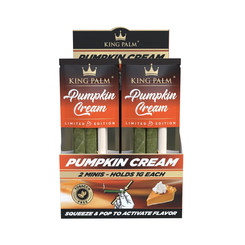 King Palm Mini Pumpkin Cream – Palmblatt Blunts, 2er-Pack