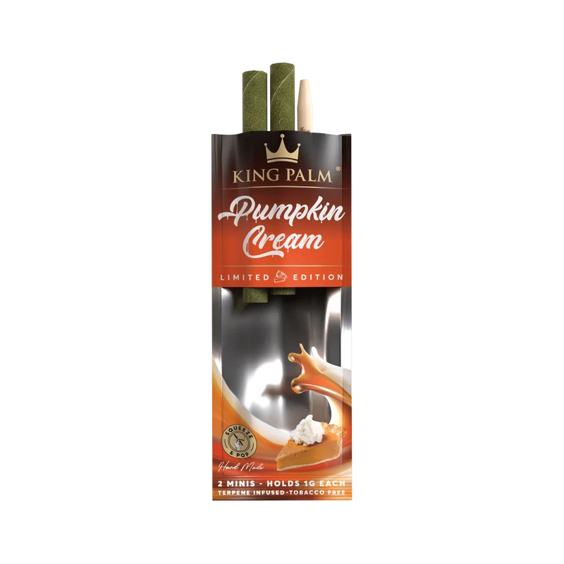 King Palm Mini Pumpkin Cream – Palmblatt Blunts, 2er-Pack