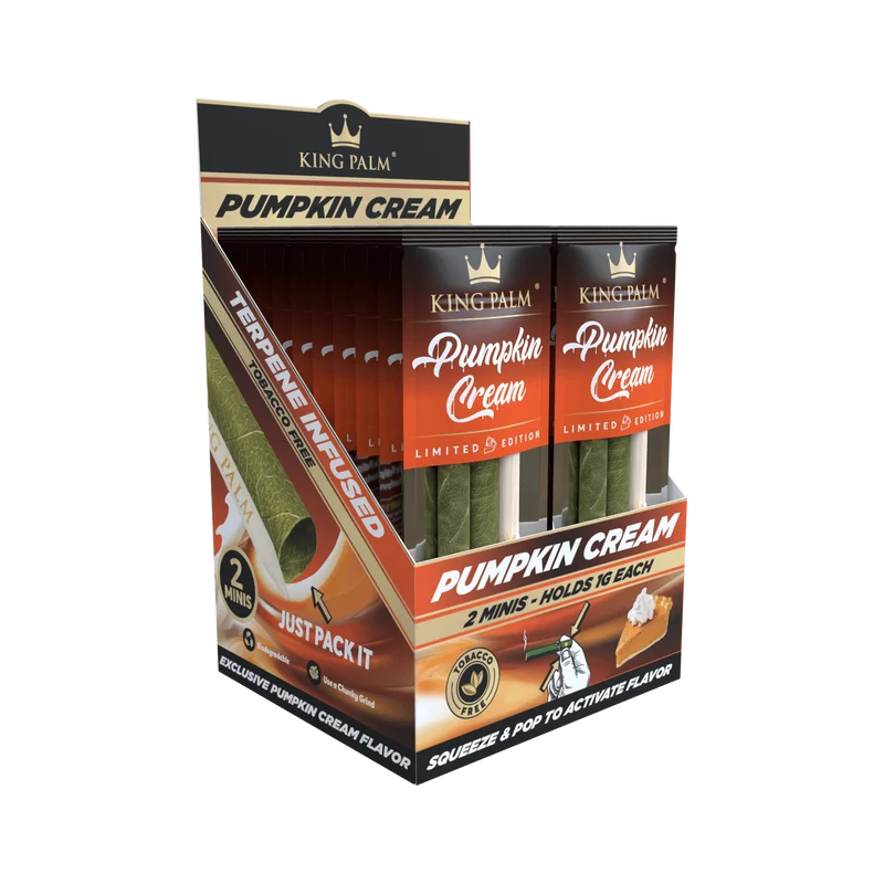 King Palm Mini Pumpkin Cream – Palmblatt Blunts, 2er-Pack