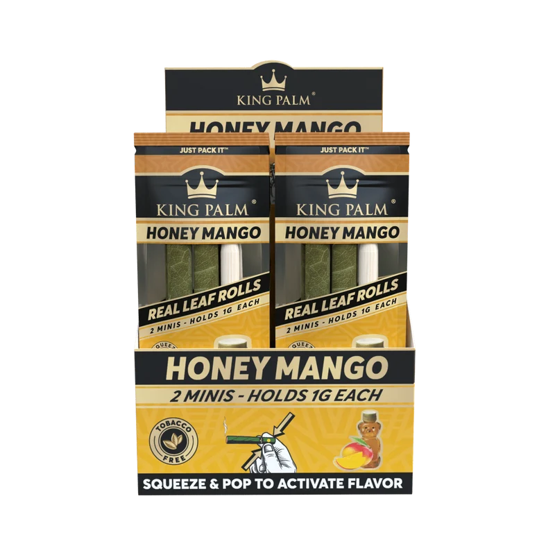 King Palm Mini Honey Mango – Palmblatt Blunts, 2er-Pack