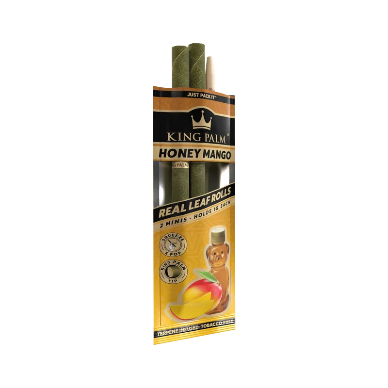 King Palm Mini Honey Mango – Palmblatt Blunts, 2er-Pack