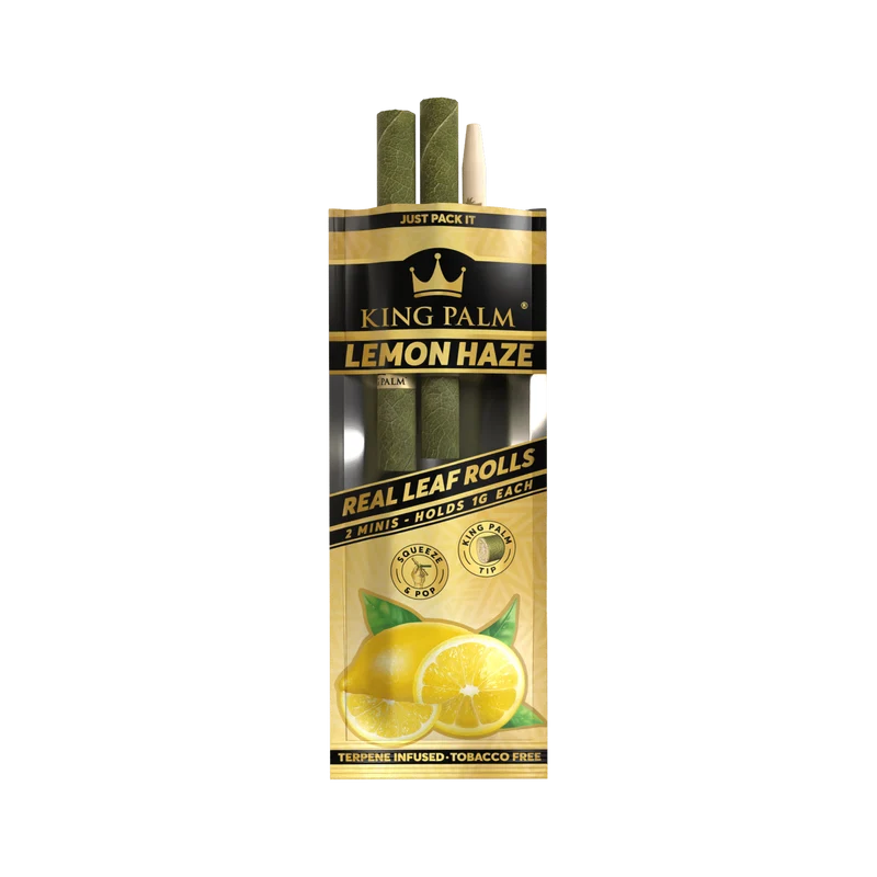 King Palm Mini Lemon Haze – Palmblatt Blunts, 2er-Pack