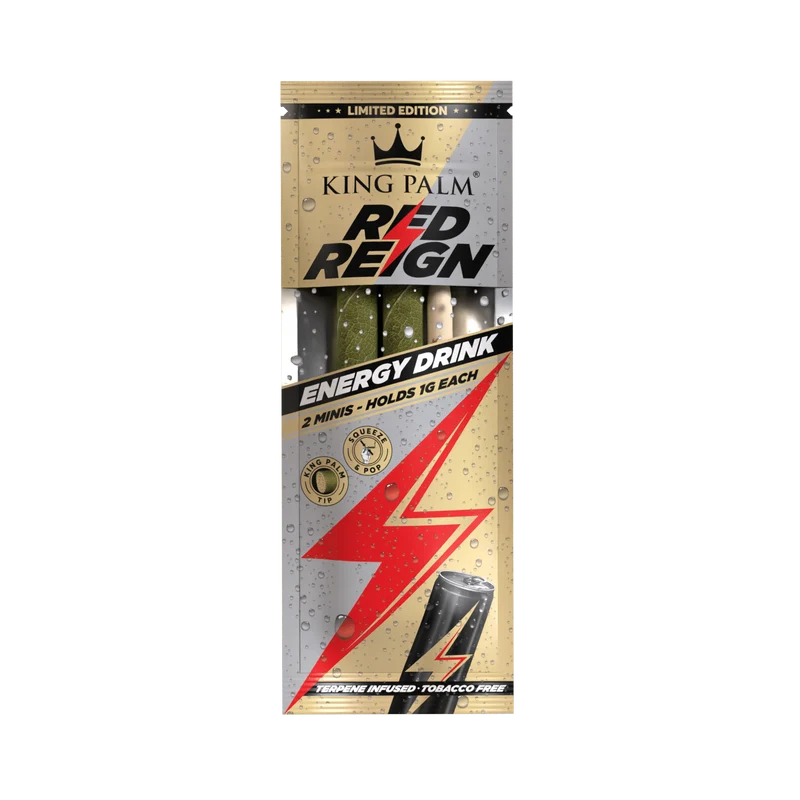 King Palm Mini Red Reign – Palmblatt Blunts, 2er-Pack
