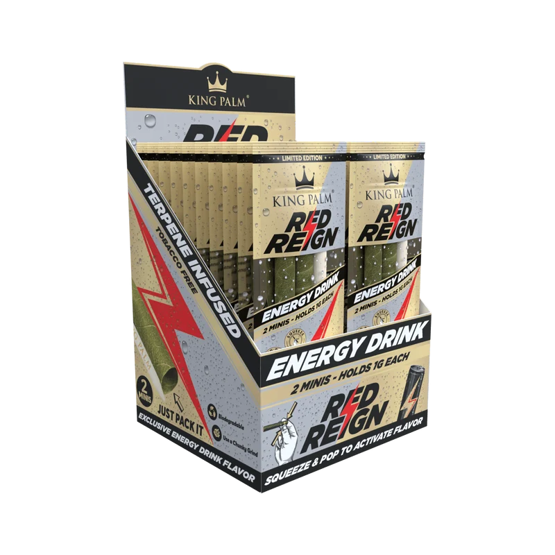King Palm Mini Red Reign – Palmblatt Blunts, 2er-Pack