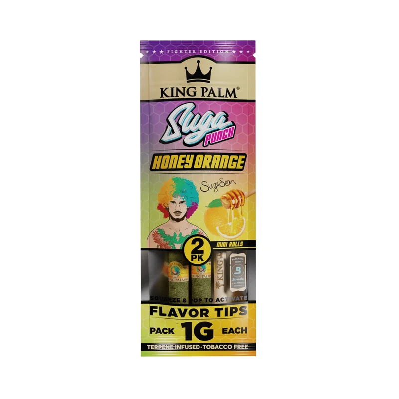 King Palm Mini Suga Punch – Palmblatt Blunts, 2er-Pack