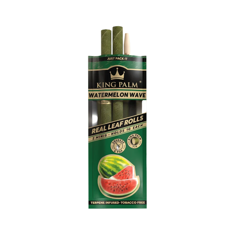 King Palm Mini Watermelon Wave – Palmblatt Blunts, 2er-Pack