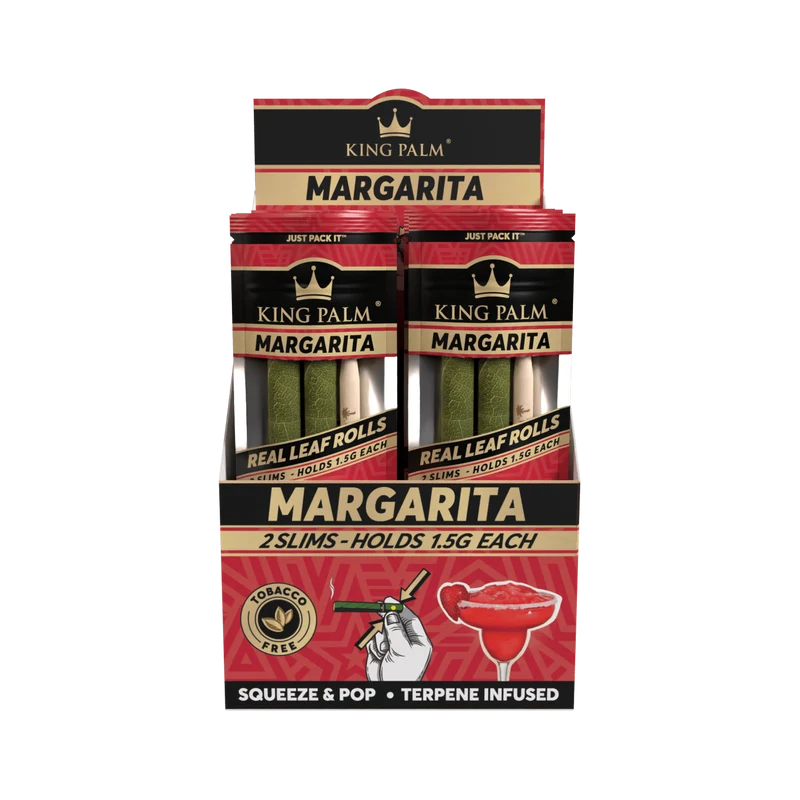 King Palm Slim Margarita – Palmblatt Blunts, 2er-Pack