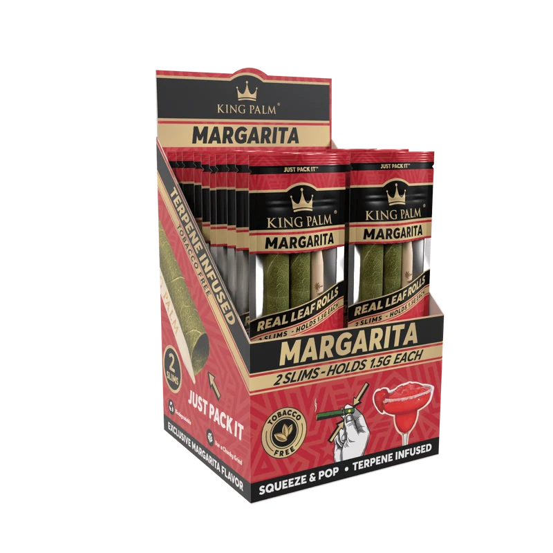 King Palm Slim Margarita – Palmblatt Blunts, 2er-Pack