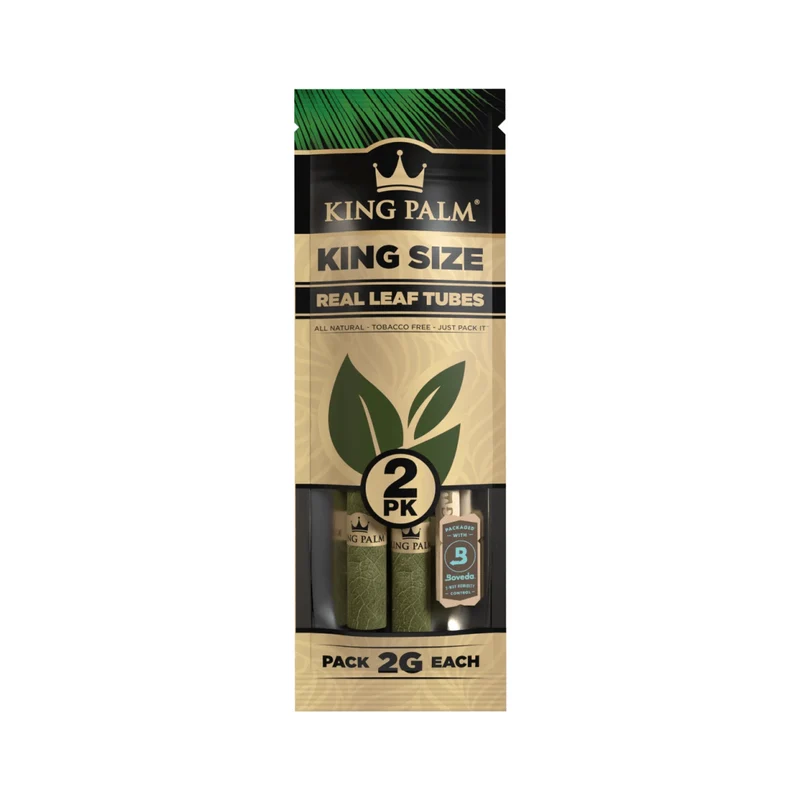 King Palm King Natural – Palmblatt Blunts, 2er-Pack