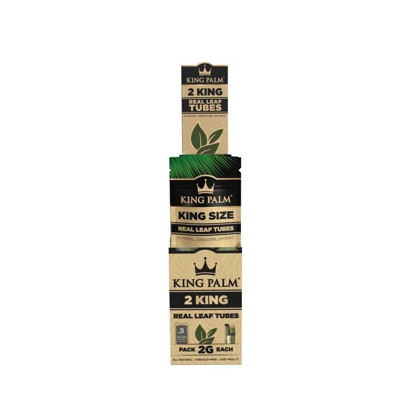King Palm King Natural – Palmblatt Blunts, 2er-Pack