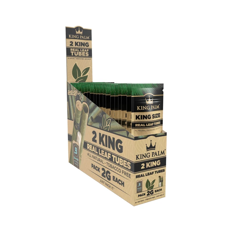 King Palm King Natural – Palmblatt Blunts, 2er-Pack