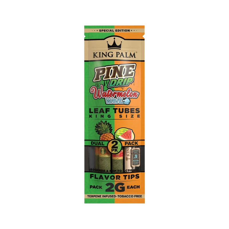 King Palm King Pine Drip & Watermelon Wave – Blunts, 2er-Pack