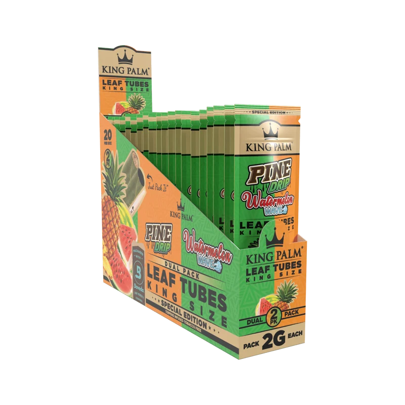 King Palm King Pine Drip & Watermelon Wave – Blunts, 2er-Pack