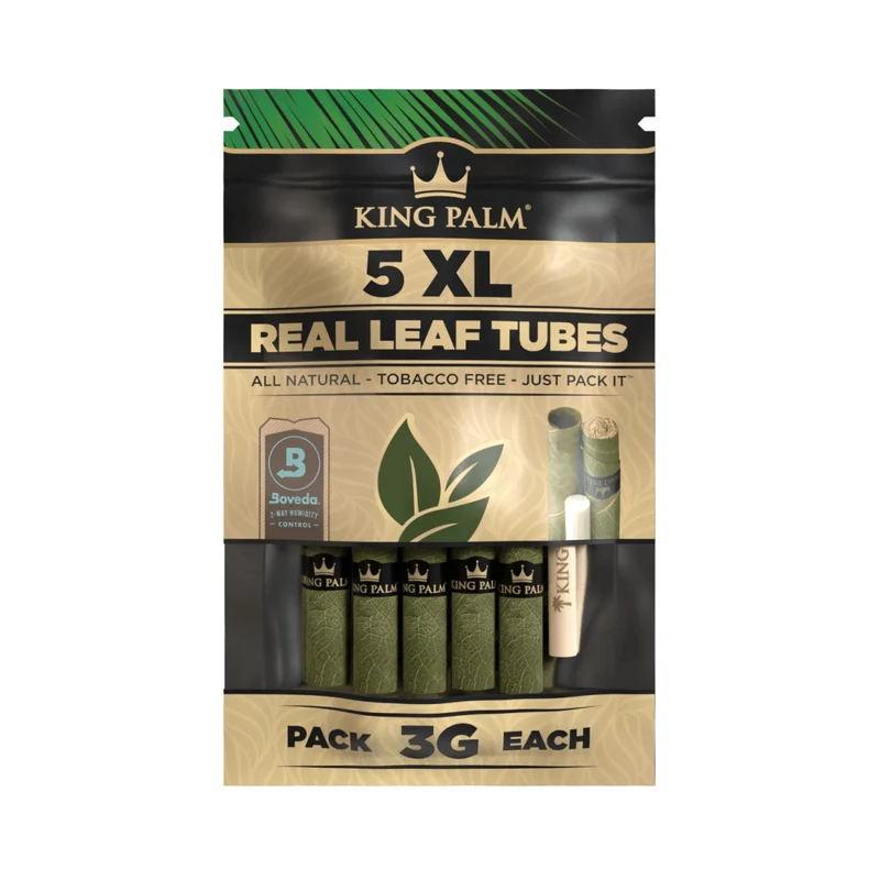 King Palm King XL Natural – Palmblatt Blunts, 5er-Pack