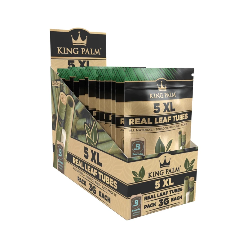 King Palm King XL Natural – Palmblatt Blunts, 5er-Pack