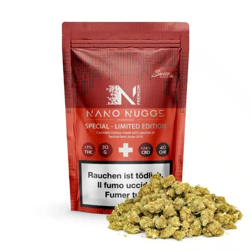 Swiss Botanic Nano Nuggs Limited Edition – Indoor CBD Blüten 30 g