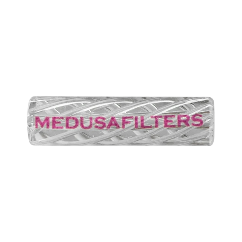 MedusaFilters Twisted Glass Filter – Glas-Tip 8 mm, 1 Stück