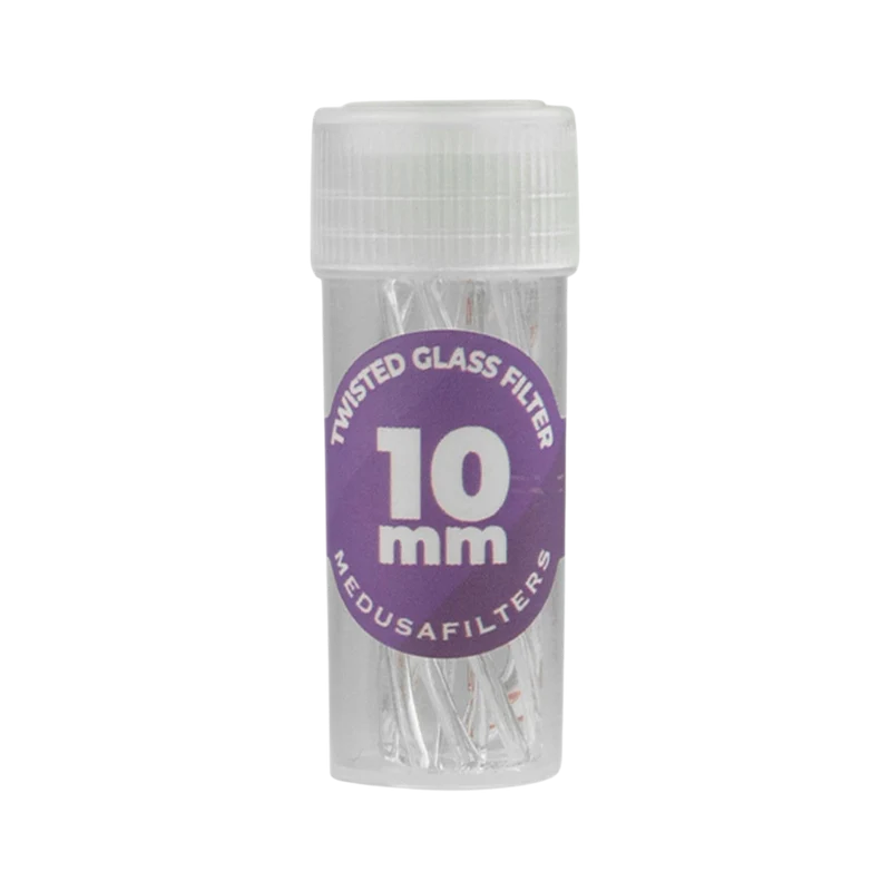 MedusaFilters Twisted Glass Filter – Glas-Tip 10 mm, 1 Stück
