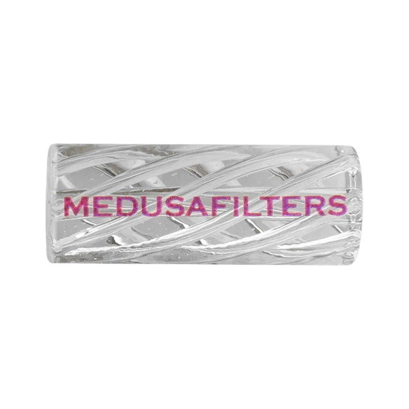 MedusaFilters Twisted Glass Filter – Glas-Tip 12 mm, 1 Stück