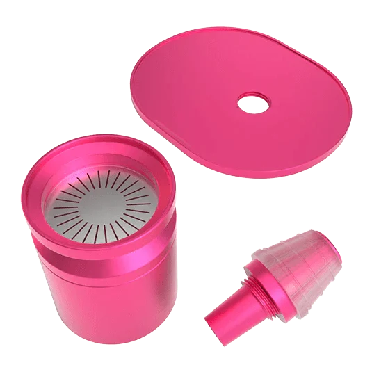 Stündenglass Gravity Infuser – Pink 360° Glas-Wasserpfeife