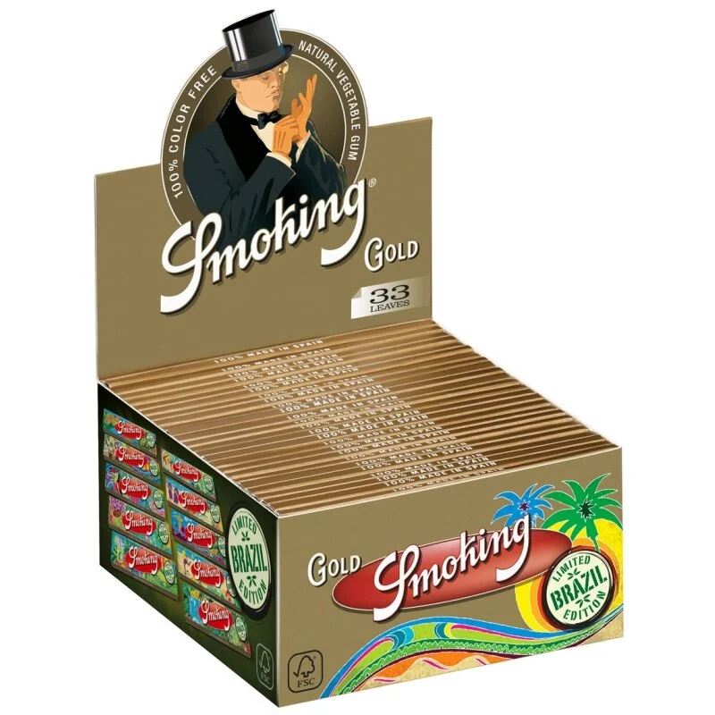 Smoking KingSize Slim - Gold (50 x 33Stk)