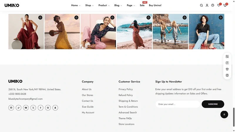 Umino Theme – Clothing Store | Fashion & Lifestyle