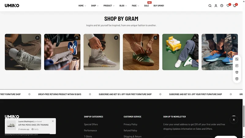 Umino Theme – Sneaker Store | Sneakers & Streetwear