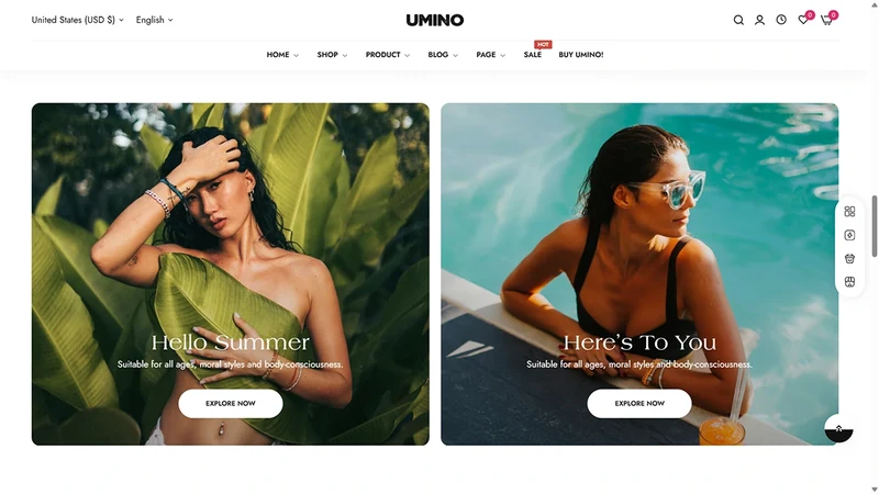 Umino Theme – Swimwear | Summer Fashion & Beachwear
