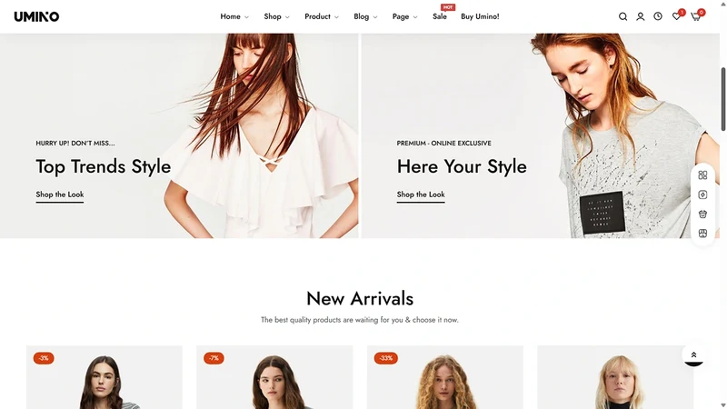 Umino Theme – Trendy Style | Street Style & Fast Fashion
