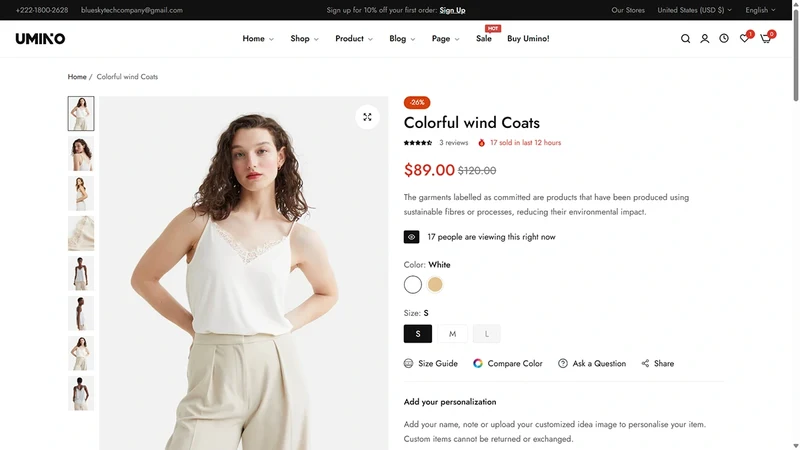 Umino Theme – Trendy Style | Street Style & Fast Fashion