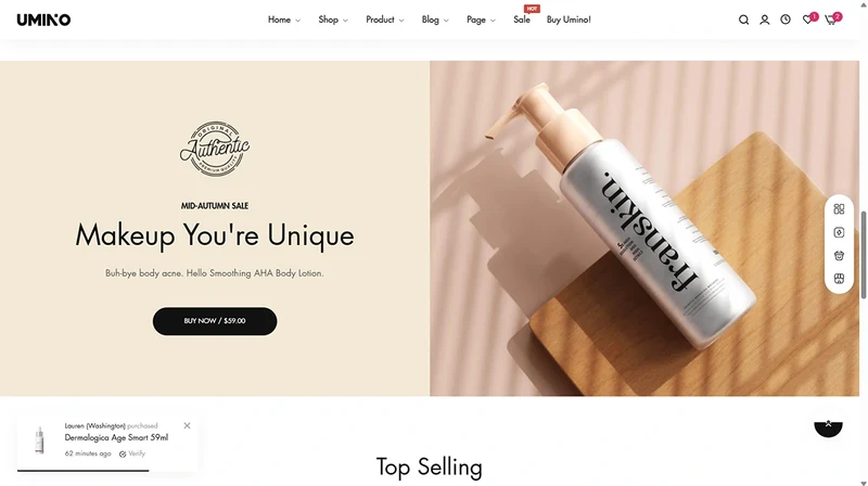 Umino Theme – Skincare | Health & Skincare Products