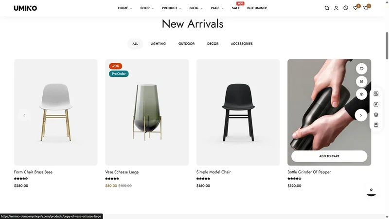 Umino Theme – Minimal Furniture | Modern Furniture & Decor