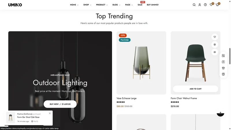 Umino Theme – Minimal Furniture | Modern Furniture & Decor