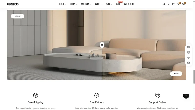 Umino Theme – Minimal Furniture | Modern Furniture & Decor