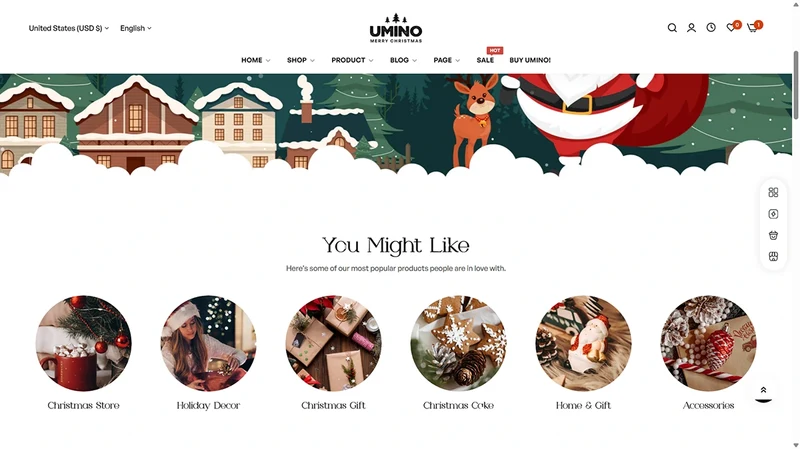 Umino Theme – Christmas | Home & Seasonal Decor