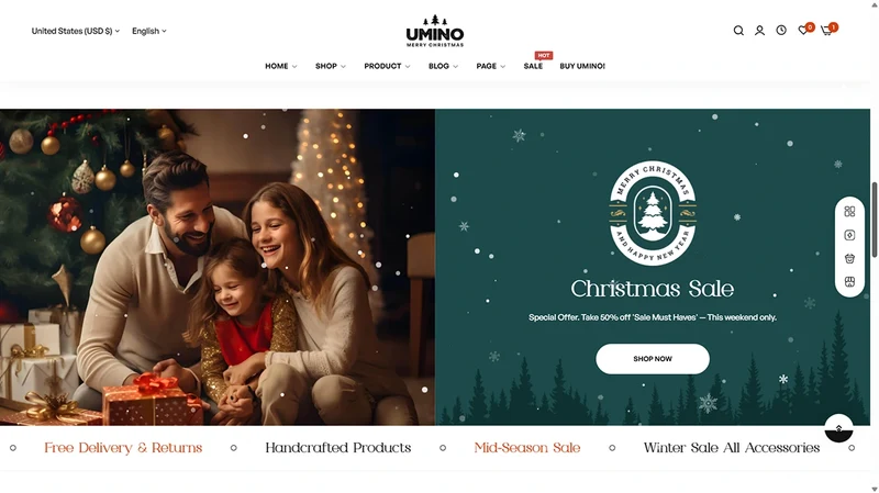 Umino Theme – Christmas | Home & Seasonal Decor