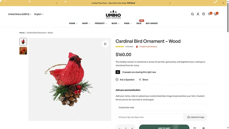 Umino Theme – Christmas | Home & Seasonal Decor