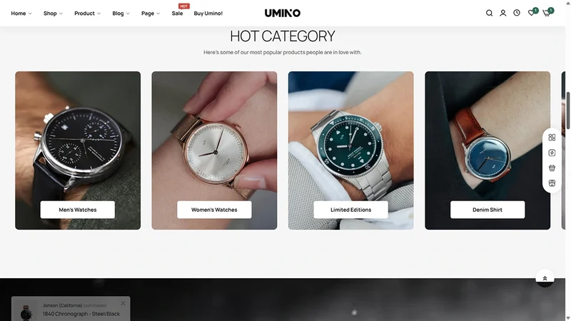 Umino Theme – Unique Watches | Watches & Accessories