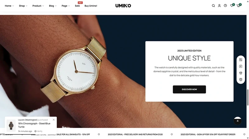 Umino Theme – Unique Watches | Watches & Accessories