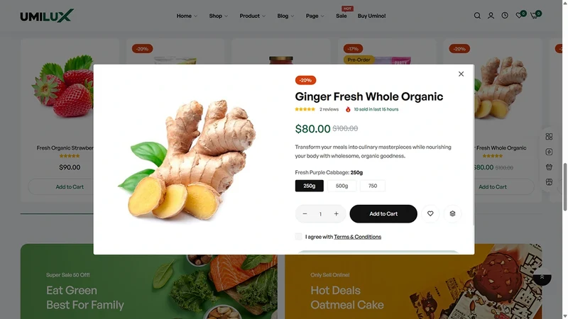 Umino Theme – Organic Foods | Organic Food & Drinks