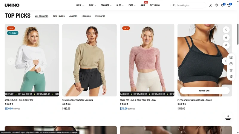 Umino Theme – Gym Fitness | Sports & Activewear