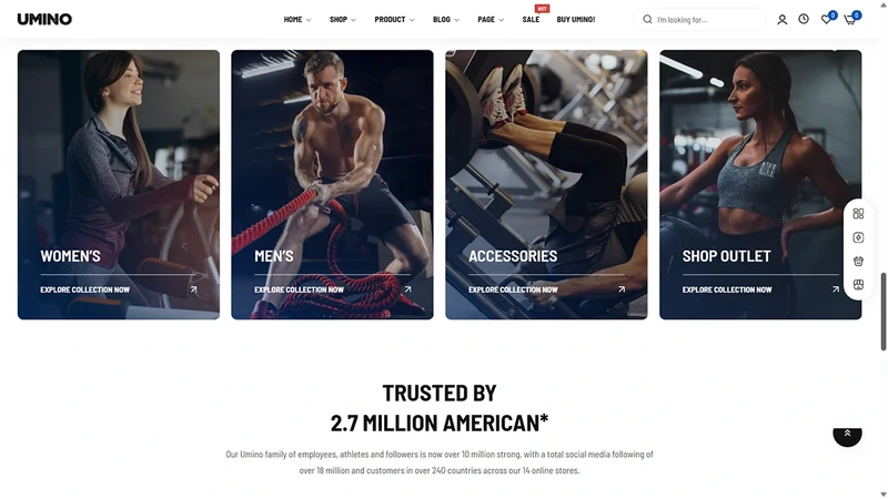 Umino Theme – Gym Fitness | Sports & Activewear