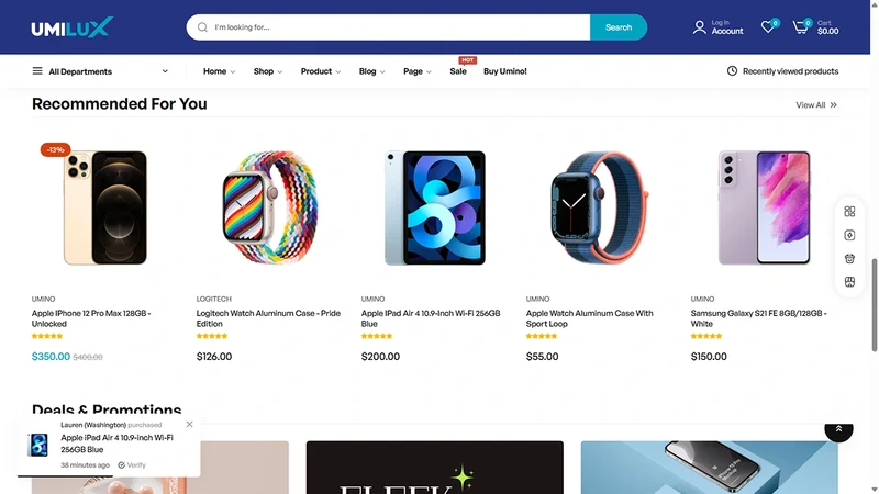Umino Theme – Smart Digital | Shopify Theme for Tech & Electronics