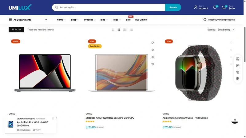 Umino Theme – Smart Digital | Shopify Theme for Tech & Electronics