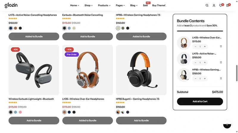Glozin theme – EchoZone | Electronics & Gadgets