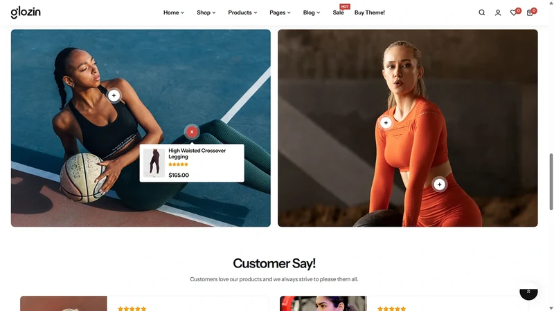 Glozin theme – Activewear | Sports & Lifestyle